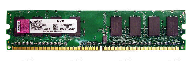 Оперативная память DDR II, 1Gb, Kingston 667 Mhz <KVR667D2N5/1G>