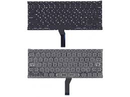 Клавиатура ноутбука Apple A1369 2011  черная с плоским ENTER