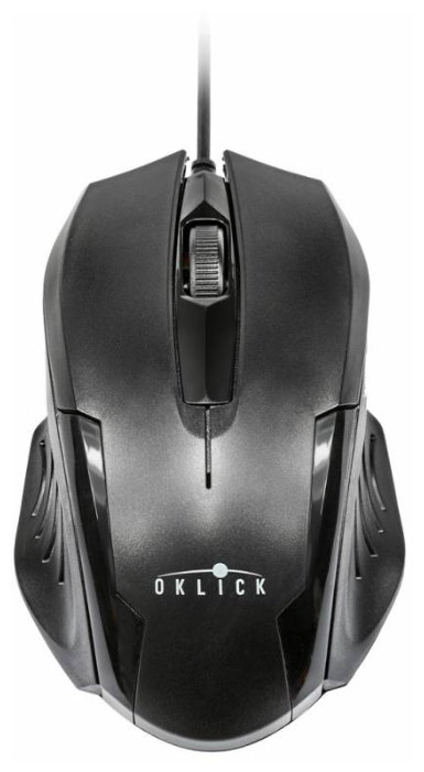 Мышь OKLICK 255M оптическая проводная USB, черный