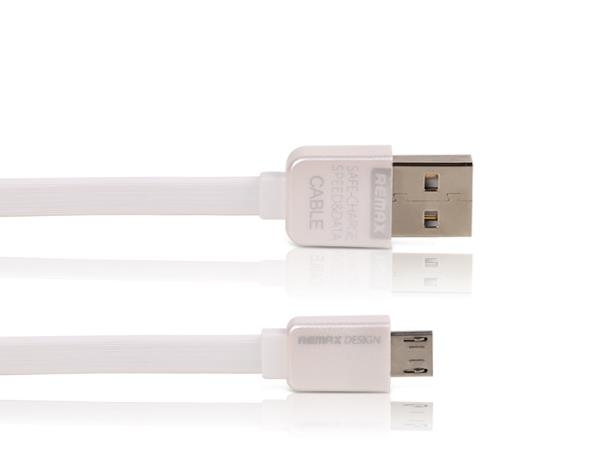 USB кабель IPhone 3G/3GS/4G/4S/30 pin Remax плоский ароматизированный белый (1м)