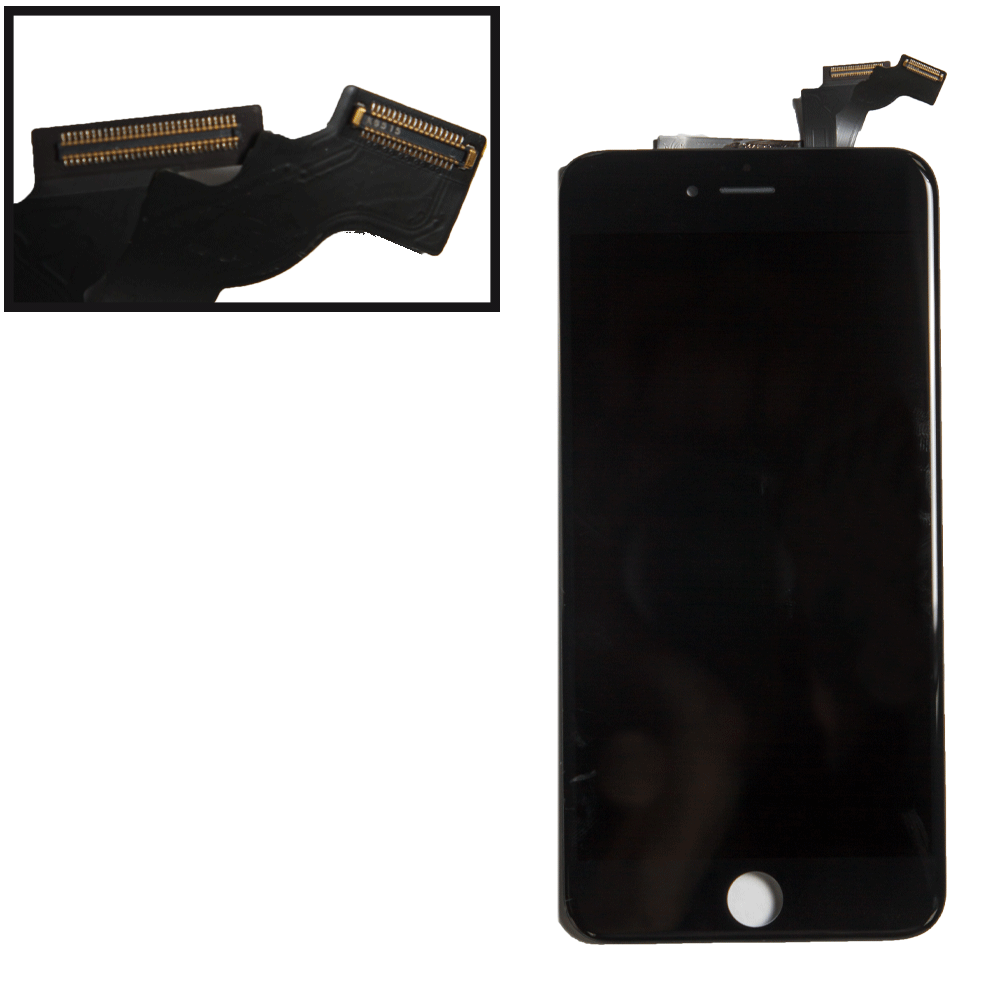 Дисплей   тачскрин Iphone 6 plus черный