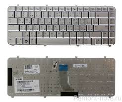 Клавиатура ноутбука HP dv5-1000/ dv5-1100 серебряная