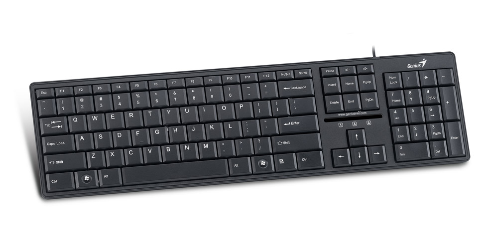 Проводная клавиатура Genius KB-120 PS/2  black
