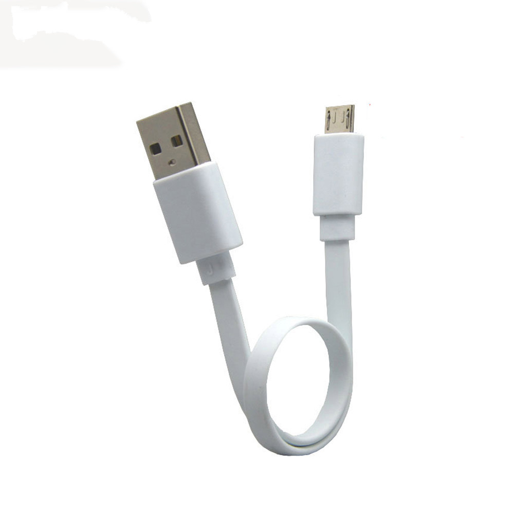 USB кабель USB-micro короткий белый
