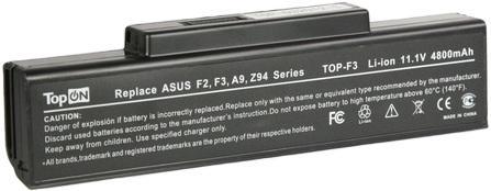 Аккумулятор ноутбука Asus (A32-F3) F2, F3, M51 4800mAh 11.1V