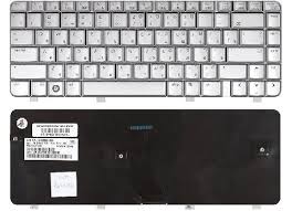 Клавиатура ноутбука HP Pavilion DV4-1000 серебро