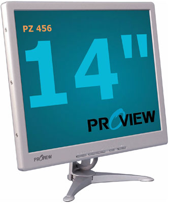 Монитор 15" ProView PZ-456 1024 x 768 60 Гц