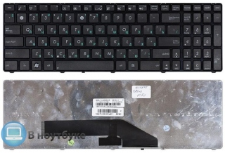 Клавиатура ноутбука Asus K50/ K60/ K61/ K70, F90 с рамкой чёрный