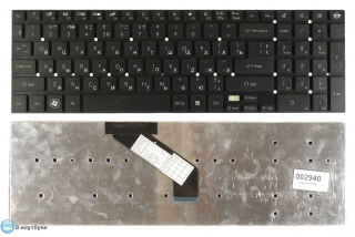 Клавиатура ноутбука Acer 5755G/ 5830G, 5830T, V3/ V3-551/ V3-571/ V3-771 чёрный