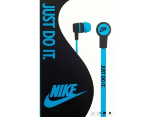 Наушники Nike с заушинами на жесткой дуге цвет голубой