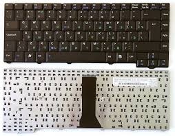 Клавиатура ноутбука Asus F3/ PRO31/ X52/ 24 pin черная