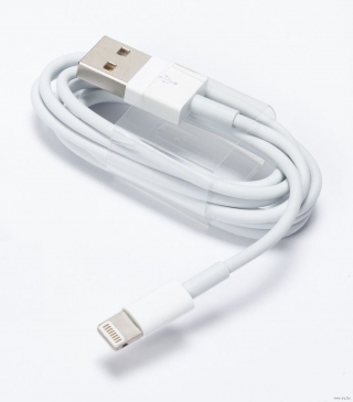 USB кабель IPhone 5/5S/5с/6/6plus/6s/7/lightning Remax белый (1м) в металлической упаковке