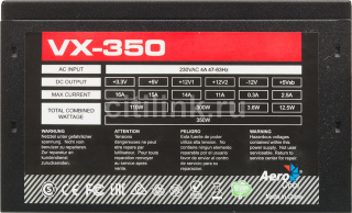 Блок питания 350W AeroCool VX-350