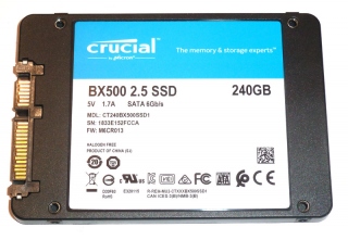 SSD накопитель 2,5" 240Gb Crucial BX500 <CT240BX500SSD1>
